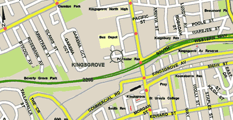 Map of our location